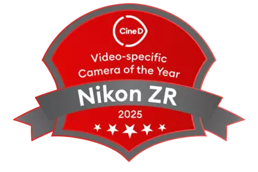 CineD ZR award logo 2025 - 1 year usage term